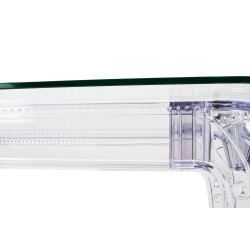 KH010100206 Stół KING 160 transparentny - poliwęglan, szkło hartowane King Home