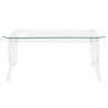 KH010100207 Stół KING 240 transparentny - poliwęglan, szkło hartowane King Home