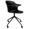 321-CPP8A Krzesło biurowe obrotowe BRAZO czarne King Home