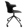 321-CPP8A Krzesło biurowe obrotowe BRAZO czarne King Home