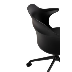 321-CPP8A Krzesło biurowe obrotowe BRAZO czarne King Home