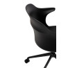 321-CPP8A Krzesło biurowe obrotowe BRAZO czarne King Home