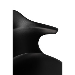 321-CPP8A Krzesło biurowe obrotowe BRAZO czarne King Home