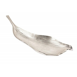 41270 INVICTA misa LEAF 65 cm srebrna - aluminium King Home