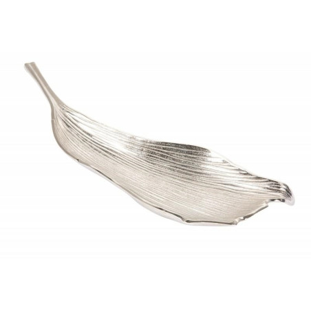 41270 INVICTA misa LEAF 65 cm srebrna - aluminium King Home