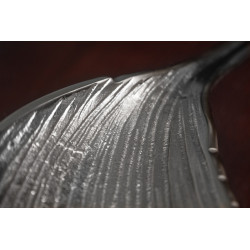 41270 INVICTA misa LEAF 65 cm srebrna - aluminium King Home