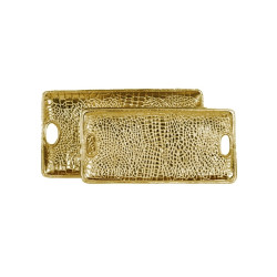 -TR-0013 RICHMOND taca DEMIAN zestaw - złoty King Home