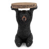 76375 KARE stolik BEAR 53x33 cm drewniany / czarny King Home