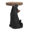 76375 KARE stolik BEAR 53x33 cm drewniany / czarny King Home