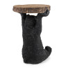 76375 KARE stolik BEAR 53x33 cm drewniany / czarny King Home