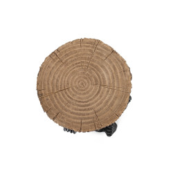 76375 KARE stolik BEAR 53x33 cm drewniany / czarny King Home