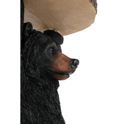76375 KARE stolik BEAR 53x33 cm drewniany / czarny King Home