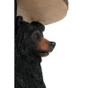 76375 KARE stolik BEAR 53x33 cm drewniany / czarny King Home