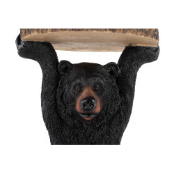 76375 KARE stolik BEAR 53x33 cm drewniany / czarny King Home
