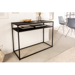 41581 INVICTA konsola DURE STELL 100cm czarna King Home