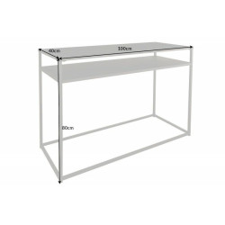 41581 INVICTA konsola DURE STELL 100cm czarna King Home