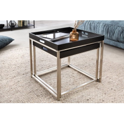 41358 INVICTA zestaw stolików ELEMENTS 2er  czarne King Home