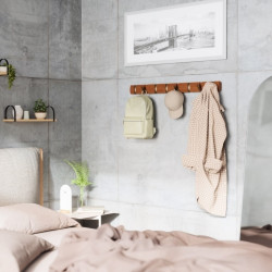 318858-1227 UMBRA wieszak ścienny FLIP 8 brązowy King Home