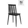 8608.BLACK MODESTO krzesło TRAK czarne - polipropylen, metal King Home