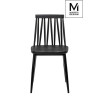 8608.BLACK MODESTO krzesło TRAK czarne - polipropylen, metal King Home