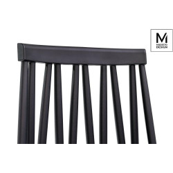 8608.BLACK MODESTO krzesło TRAK czarne - polipropylen, metal King Home