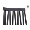 8608.BLACK MODESTO krzesło TRAK czarne - polipropylen, metal King Home