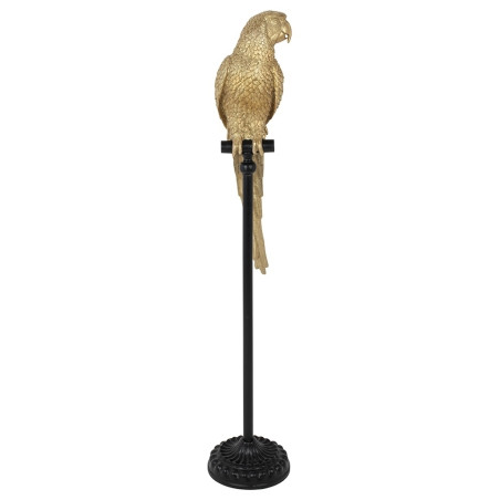 61630 KARE dekoracja stojąca PARROT 116 cm złota King Home
