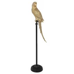 61630 KARE dekoracja stojąca PARROT 116 cm złota King Home