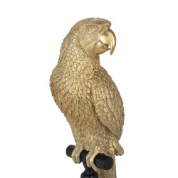 61630 KARE dekoracja stojąca PARROT 116 cm złota King Home