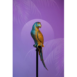 61630 KARE dekoracja stojąca PARROT 116 cm złota King Home