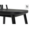 8608.BLACK MODESTO krzesło TRAK czarne - polipropylen, metal King Home