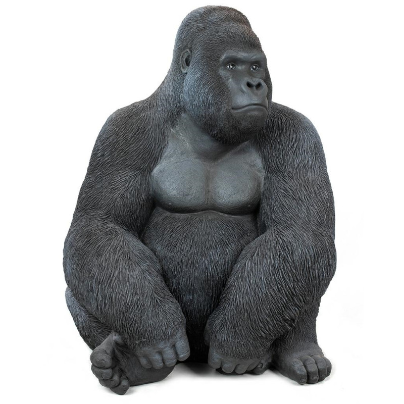 39378 KARE dekoracja stojąca GORILLA XL 76cm czarna King Home