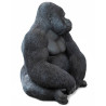 39378 KARE dekoracja stojąca GORILLA XL 76cm czarna King Home