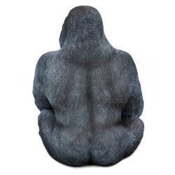 39378 KARE dekoracja stojąca GORILLA XL 76cm czarna King Home