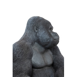39378 KARE dekoracja stojąca GORILLA XL 76cm czarna King Home