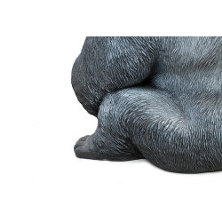 39378 KARE dekoracja stojąca GORILLA XL 76cm czarna King Home