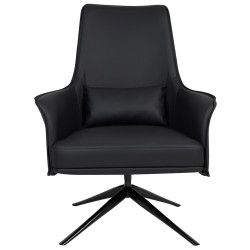 MSE011000338 Fotel VICTOR czarny PU King Home