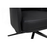 MSE011000338 Fotel VICTOR czarny PU King Home