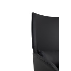 MSE011000338 Fotel VICTOR czarny PU King Home