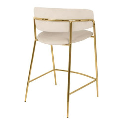 KH1301100122 Krzesło barowe DELTA 65 beżowe King Home