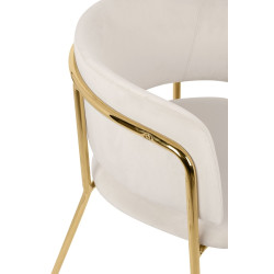 KH1301100122 Krzesło barowe DELTA 65 beżowe King Home