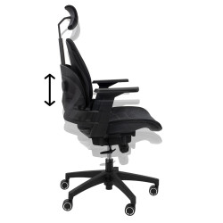 KH1501100111 Fotel biurowy VENTILER czarny King Home