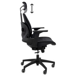 KH1501100111 Fotel biurowy VENTILER czarny King Home