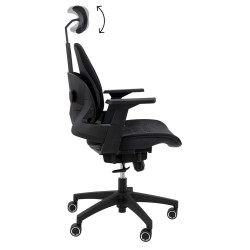 KH1501100111 Fotel biurowy VENTILER czarny King Home