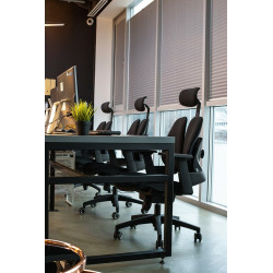 KH1501100111 Fotel biurowy VENTILER czarny King Home