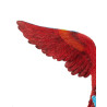 54746 KARE dekoracja PAPUGA ROZŁOŻONE  SKRZYDŁA 52x61 cm czerwona / niebieska King Home