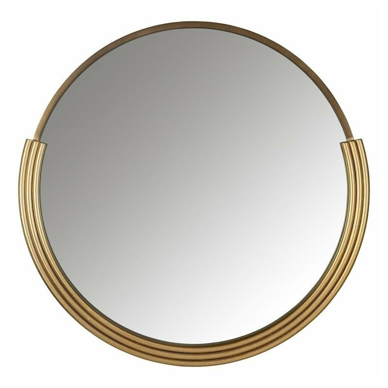 -MI-0078 RICHMOND lustro ścienne AFTON L - szczotkowane złoto King Home