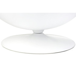 JH-066.BLUE Fotel BALL biało-niebieski - włókno szklane King Home