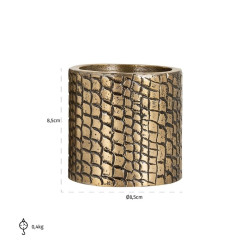 -KA-0119 RICHMOND świecznik ROSS S złoty King Home