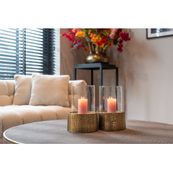 -KA-0119 RICHMOND świecznik ROSS S złoty King Home